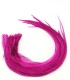 Rose puissant, tirant légèrement vers le violet
Plumes naturelles à fixer dans les cheveux comme des extensions
de 20 à 35 cm de