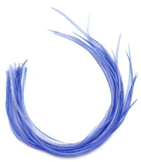 Violet Janthina uni - plumes fines pour cheveux
