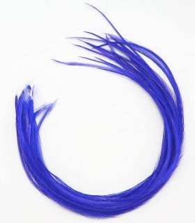 Violet profond uni - plumes fines pour cheveux