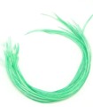 Vert aquatique uni - plumes pour cheveux
