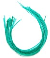 Vert velours uni - plumes pour cheveux