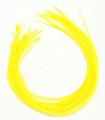Jaune citron uni - plumes pour cheveux