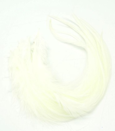 Blanc cassé, plumes naturelles non teintées
Plumes naturelles à fixer dans les cheveux comme des extensions
de 20 à 35 cm de lon