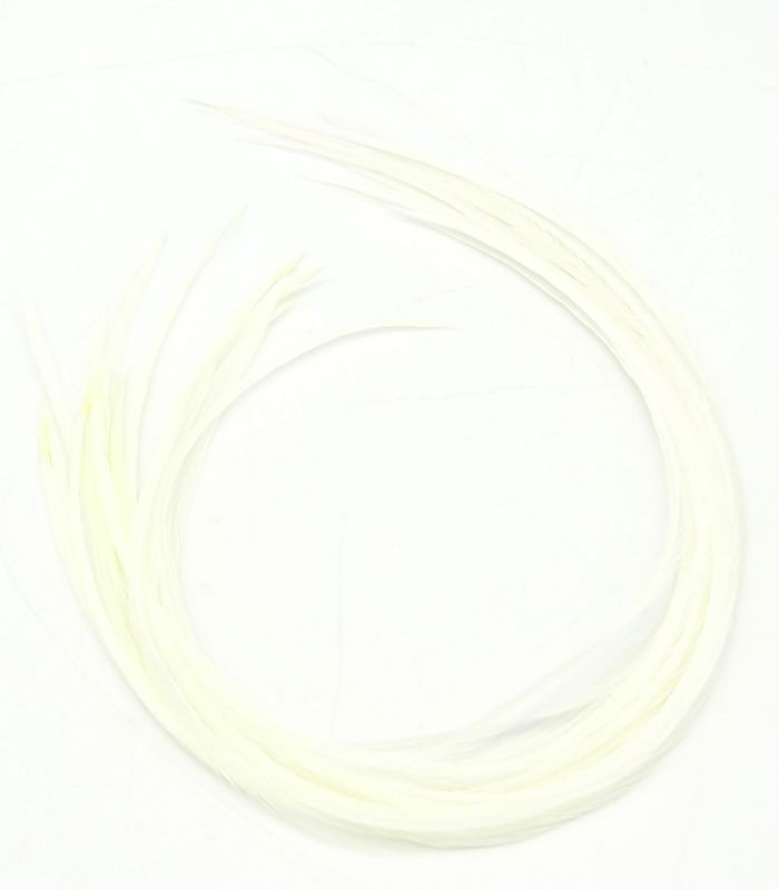 Plume pour cheveux - Crème naturel