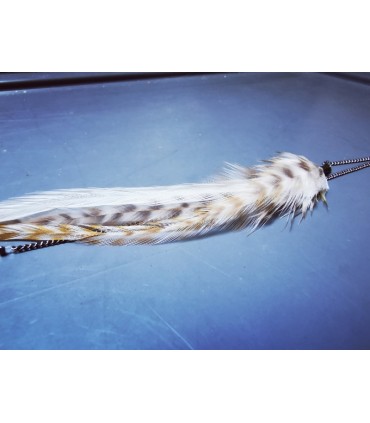 Bijou de cheveux en plumes naturelles - collection Sibery