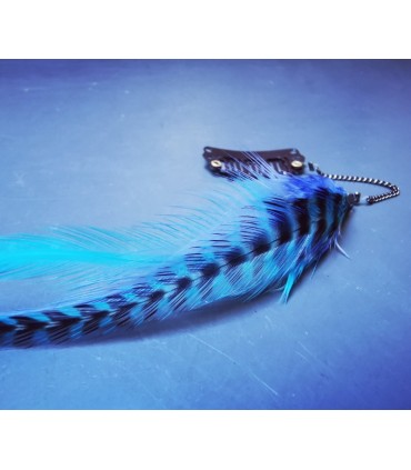 Bijou de cheveux en plumes naturelles - collection Venweg