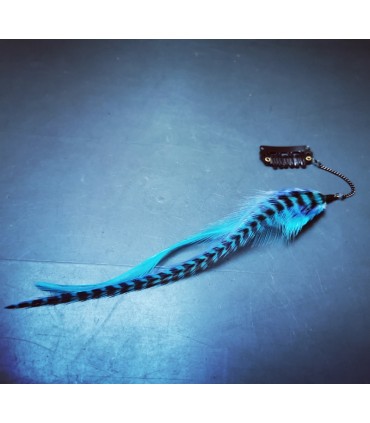 Bijou de cheveux en plumes naturelles - collection Venweg