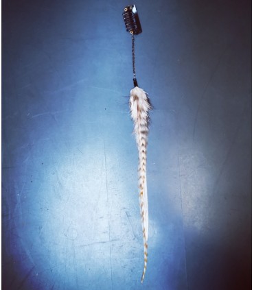 Bijou de cheveux en plumes naturelles - collection Sibery