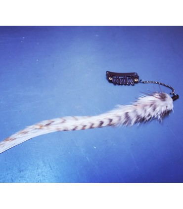 Bijou de cheveux en plumes naturelles - collection Sibery