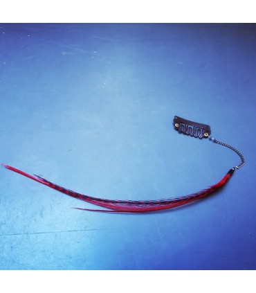 Bijou de cheveux en plumes naturelles - collection Foly