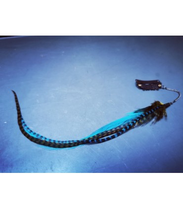 Bijou de cheveux en plumes naturelles - collection Nui