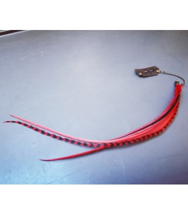 Bijou de cheveux en plumes naturelles - collection Foly