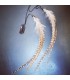 Bijou de cheveux en plumes naturelles - collection Sibery