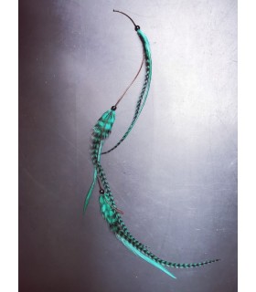 Mèche Bohême pour cheveux en plumes naturelles - taille M