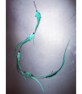 Mèche Bohême pour cheveux en plumes naturelles - taille XL