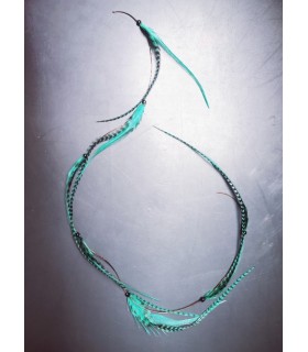 Mèche Bohême pour cheveux en plumes naturelles - taille XXXL