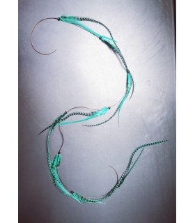 Mèche Bohême pour cheveux en plumes naturelles - taille XXXL