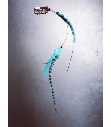 Mèche Bohême pour cheveux en plumes naturelles - taille S