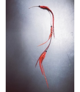 Mèche Bohême pour cheveux en plumes naturelles - taille M