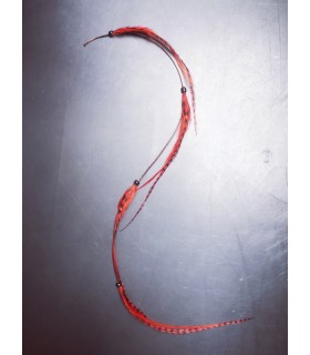 Mèche Bohême pour cheveux en plumes naturelles - taille L