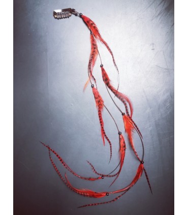 Mèche Bohême pour cheveux en plumes naturelles - taille XL