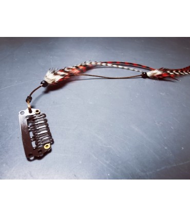 Mèche Bohême pour cheveux en plumes naturelles - taille XXXL