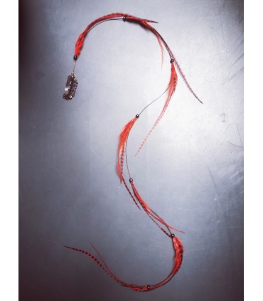 Mèche Bohême pour cheveux en plumes naturelles - taille XXXL