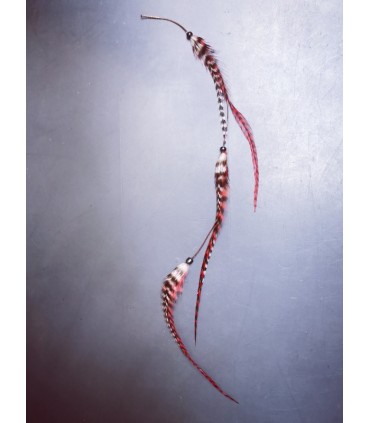 Mèche Bohême pour cheveux en plumes naturelles - taille M