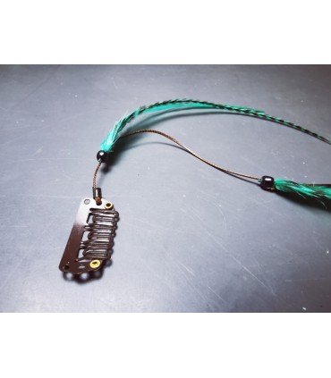 Mèche Bohême pour cheveux en plumes naturelles - taille S