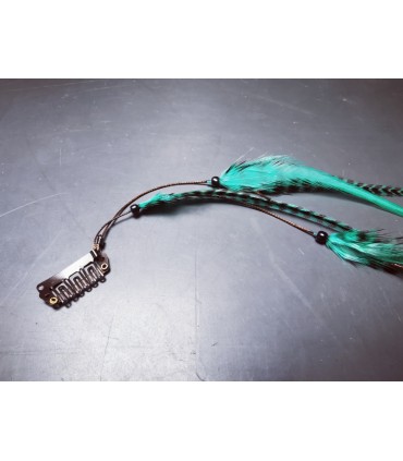 Mèche Bohême pour cheveux en plumes naturelles - taille S