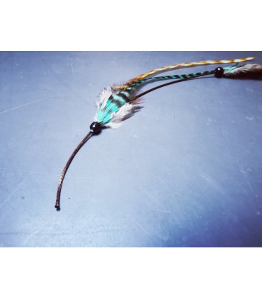 Mèche Bohême pour cheveux en plumes naturelles - taille S