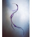 Mèche Bohême pour cheveux en plumes naturelles - taille M