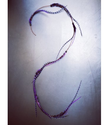 Mèche Bohême pour cheveux en plumes naturelles - taille XXXL