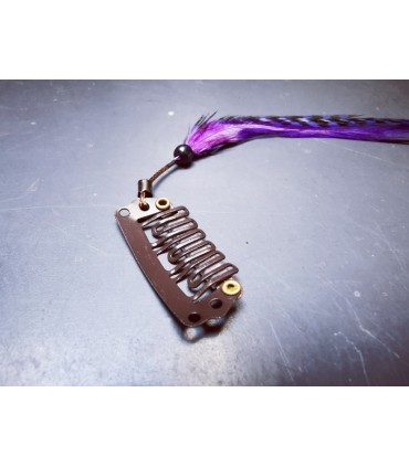 Mèche Bohême pour cheveux en plumes naturelles - taille XXXL+