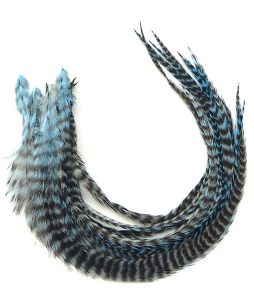 Plume pour cheveux - Bleu tendre