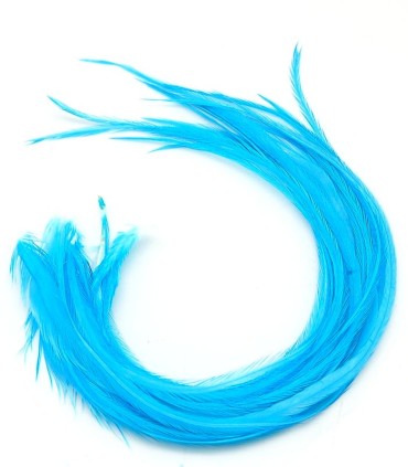 Plume pour cheveux - Bleu électrique