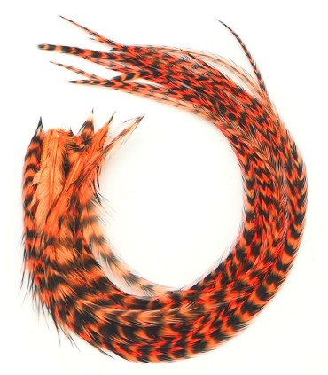 Plume pour cheveux - Orange intense