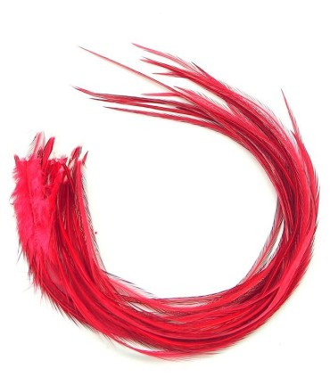 Plume pour cheveux - Cerise