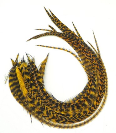 Plume pour cheveux - Mordoré