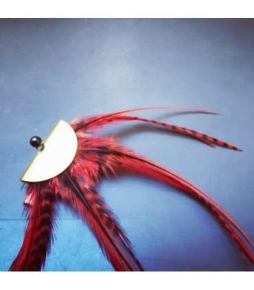 Barrette plumes naturelles - Collection Foly