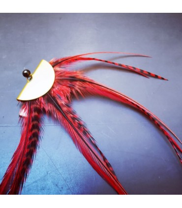 Barrette plumes naturelles - Collection Foly