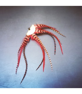 Barrette plumes naturelles - Collection Kamishibaï