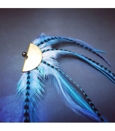 Barrette plumes naturelles - Collection Venweg
