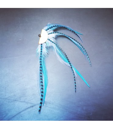 Barrette plumes naturelles - Collection Venweg