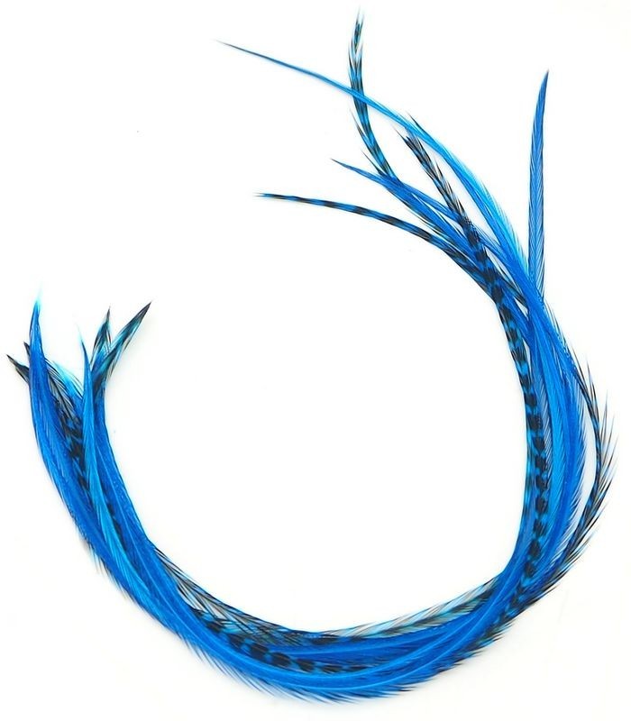 Plume pour cheveux - Bleu profond