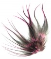 Plume courte pour cheveux - Rose tendre