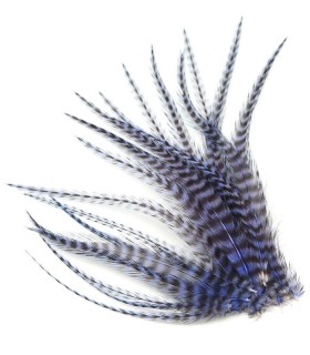 Violet Janthina - plumes courtes à fixer dans les cheveux