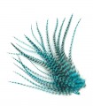 Plume courte pour cheveux - Bleu électrique