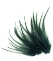 Noir - plumes courtes à fixer dans les cheveux