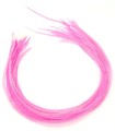 Rose tendre uni - plumes pour cheveux